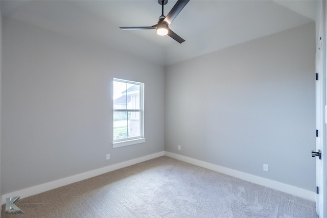 3342 Torrey Pne, Abilene, TX 79606 - carpeted empty room featuring baseboards and ceiling fan