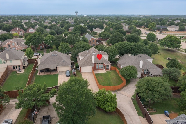 3405 Longneedle Ln, Mckinney, TX 75070 - aerial view featuring a residential view