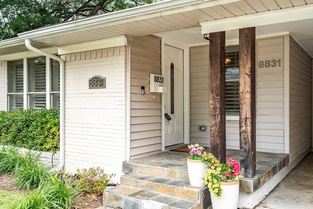 8831 Lanarkshire Dr, Dallas, TX 75238 - entrance to property featuring covered porch