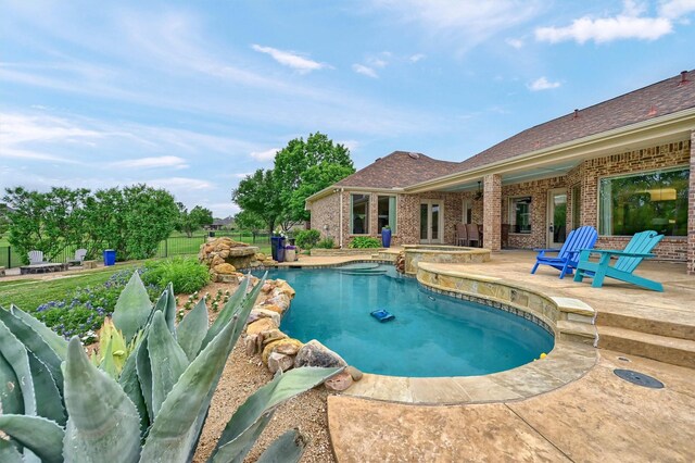 1421 Rolling, Celina, TX 75009 - garage with freestanding refrigerator and a garage door opener