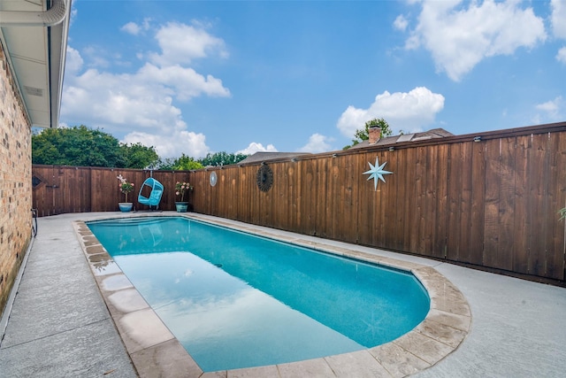 2605 Nighthawk Dr, Plano, TX 75025 - view of swimming pool featuring a fenced backyard