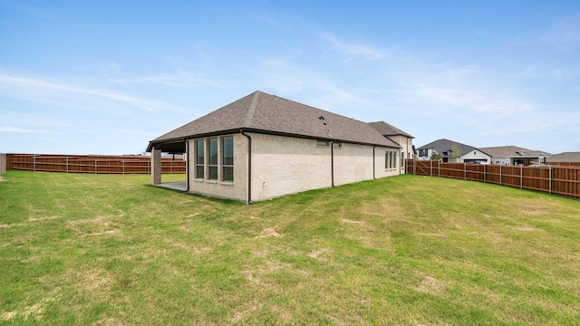 233 Pintail Ln, Rhome, TX 76078 - rear view of property with roof with shingles