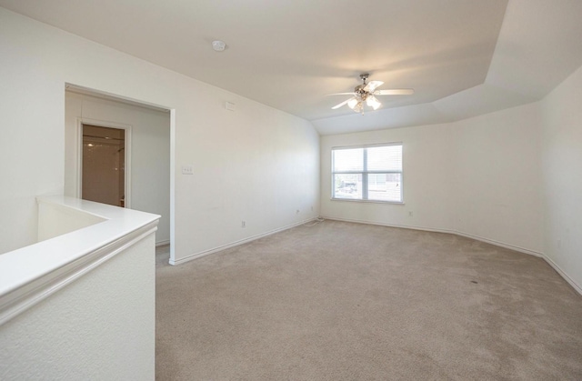11805 Chaparral Dr, Frisco, TX 75035 - unfurnished room with a ceiling fan, light colored carpet, baseboards, and a smoke detector