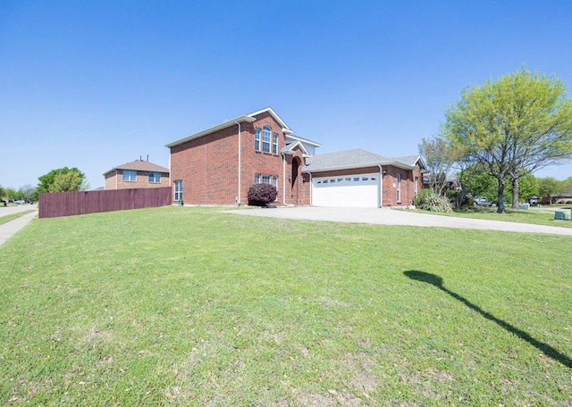 11805 Chaparral Dr, Frisco, TX 75035 - view of front facade featuring driveway, brick siding, and a garage