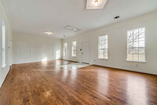 875 Country Club Rd, Lucas, TX 75002 - foyer entrance featuring baseboards, visible vents, and wood finished floors