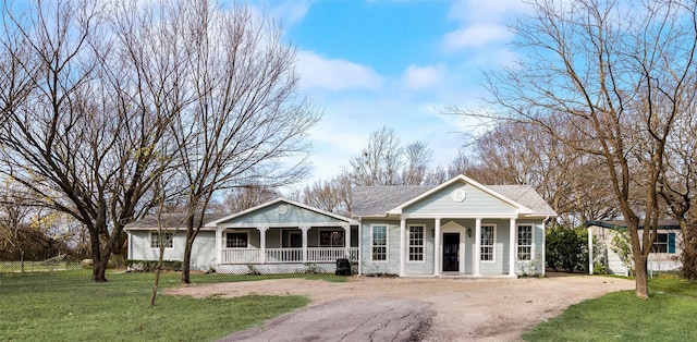 875 Country Club Rd, Lucas, TX 75002 - neoclassical / greek revival house with a front yard and a porch