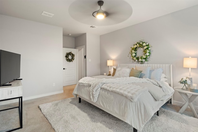 421 Hummingbird Dr, Celina, TX 75009 - carpeted bedroom featuring baseboards and ceiling fan