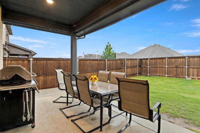 421 Hummingbird Dr, Celina, TX 75009 - view of patio featuring outdoor dining area