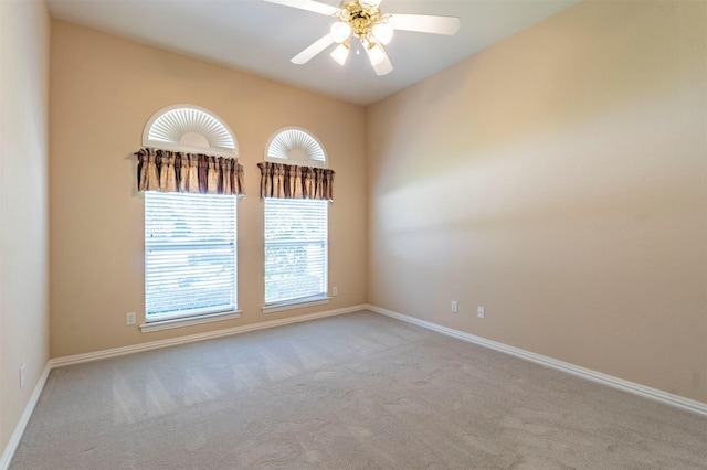 6200 Forest River Dr, Fort Worth, TX 76112 - carpeted spare room featuring baseboards and ceiling fan