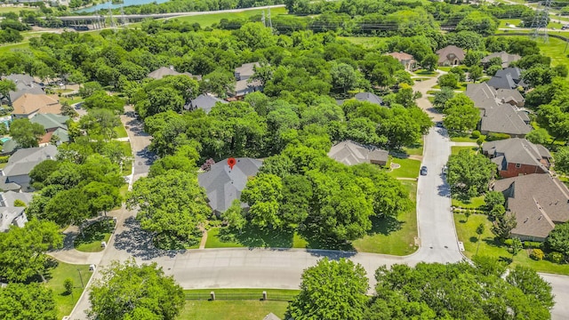 6200 Forest River Dr, Fort Worth, TX 76112 - bird's eye view featuring a residential view
