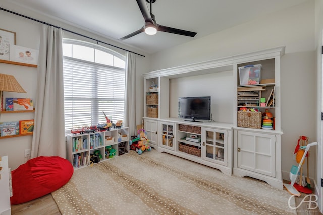 7001 Breezeway Dr, Abilene, TX 79606 - playroom with ceiling fan