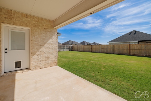 7001 Breezeway Dr, Abilene, TX 79606 - view of yard featuring a patio and a fenced backyard
