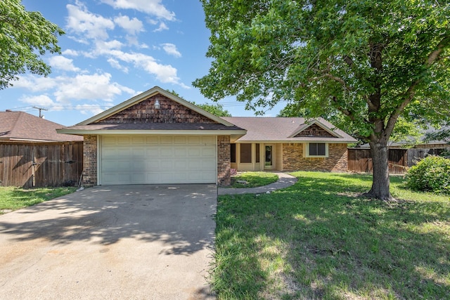 122 Big Bend Blvd, Waxahachie, TX 75165 - single story home with driveway, a garage, and brick siding