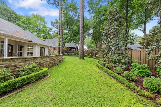 3517 Woods Blvd, Tyler, TX 75707 - view of yard with a fenced backyard