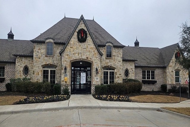 2710 Willow Ln, Melissa, TX 75454 - french country home featuring stone siding and a shingled roof