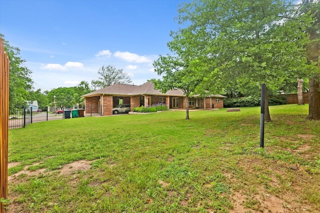 2020 Sauls Ln, Denton, TX 76209 - view of yard featuring fence