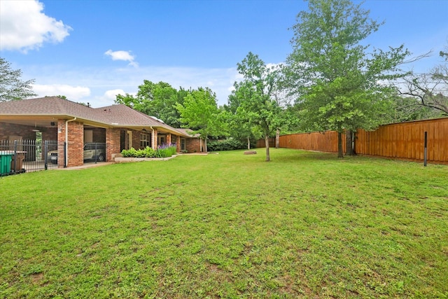 2020 Sauls Ln, Denton, TX 76209 - view of yard with fence