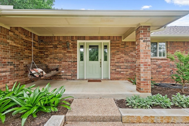 2020 Sauls Ln, Denton, TX 76209 - entrance to property with brick siding and covered porch