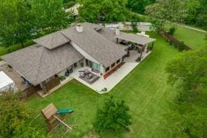drone / aerial view