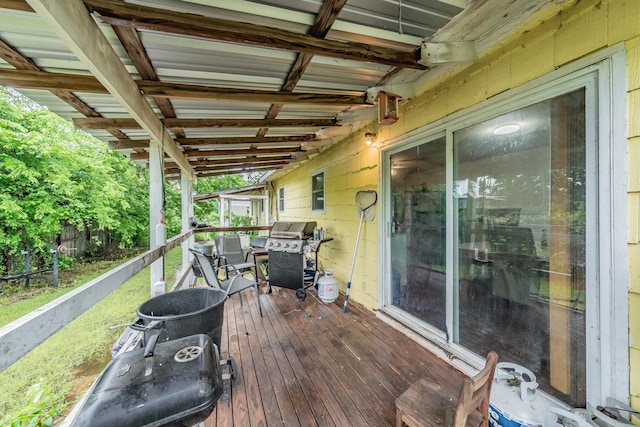 1941 Michael Ct, Pelican Bay, TX 76020 - deck with area for grilling