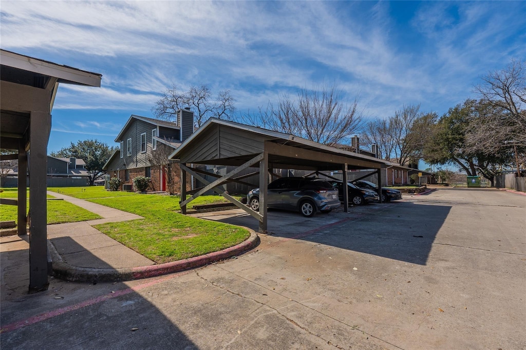 1122 Millview Dr Unit 402, Arlington, TX 76012 - view of covered parking lot