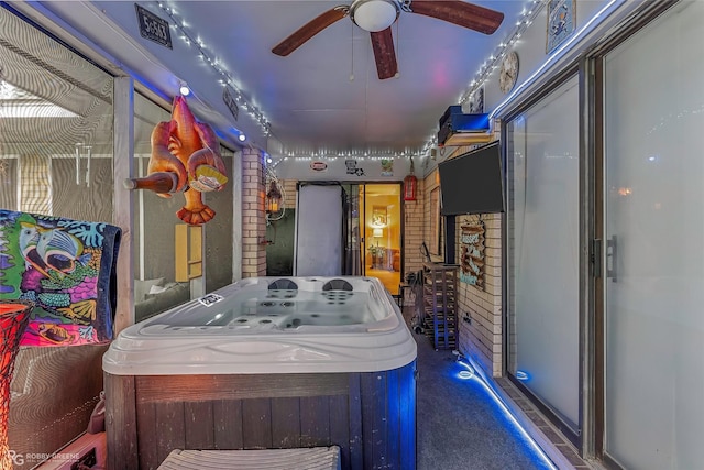 103 Maple Leaf Ln, Haughton, LA 71037 - game room with ceiling fan