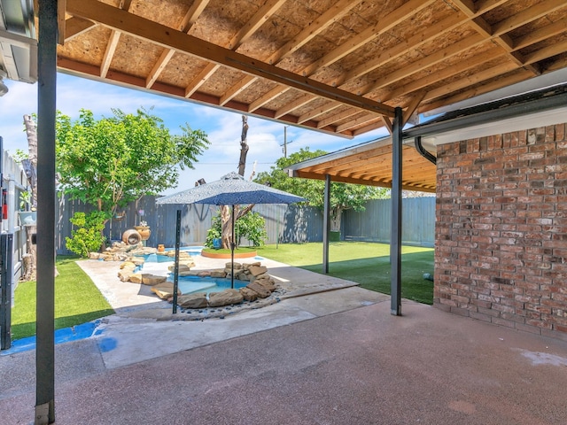 view of patio