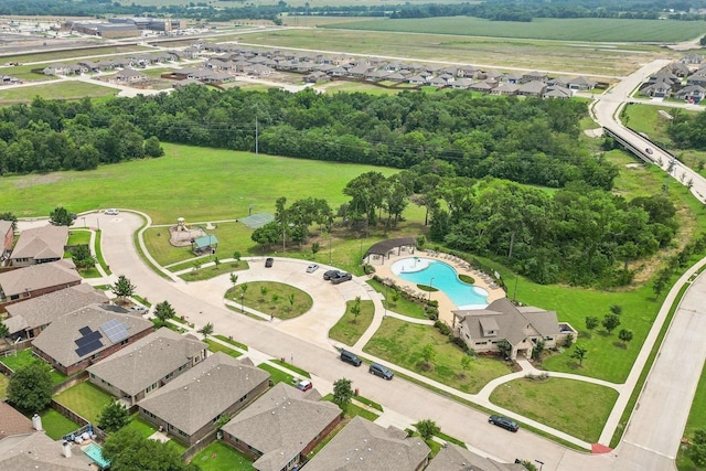 732 Harrison Ln, Lavon, TX 75166 - drone / aerial view with a residential view