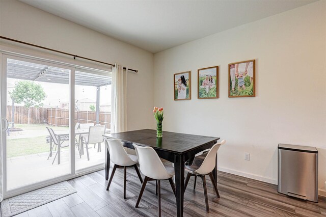 1600 Shadow Hawk Dr, Fort Worth, TX 76052 - dining room with wood finished floors and baseboards