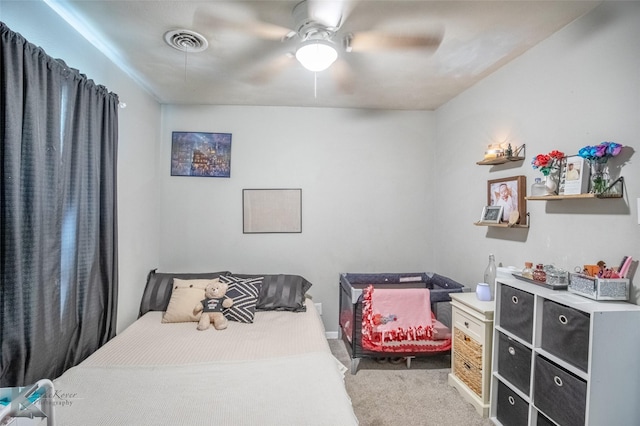 1773 Westview Dr, Abilene, TX 79603 - carpeted bedroom featuring ceiling fan