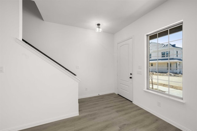 2418 Bulin, Mansfield, TX 76063 - entrance foyer with wood finished floors and baseboards