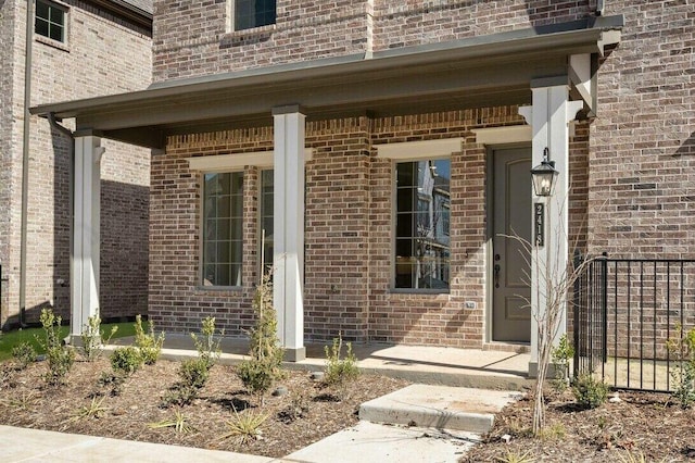 2418 Bulin, Mansfield, TX 76063 - property entrance featuring brick siding