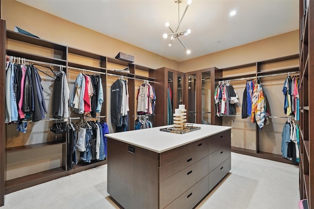 25 White Rock Trl, Lucas, TX 75002 - spacious closet with a notable chandelier
