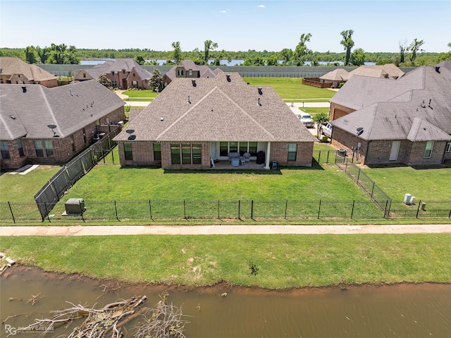230 Welham Trce, Bossier City, LA 71112 - birds eye view of property featuring a water view and a residential view
