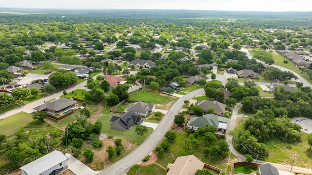 1007 Westwood, Graham, TX 76450 - drone / aerial view featuring a residential view