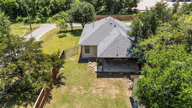 908 E Belknap St, Ennis, TX 75119 - aerial view of property and surrounding area