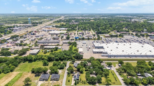 908 E Belknap St, Ennis, TX 75119 - drone / aerial view