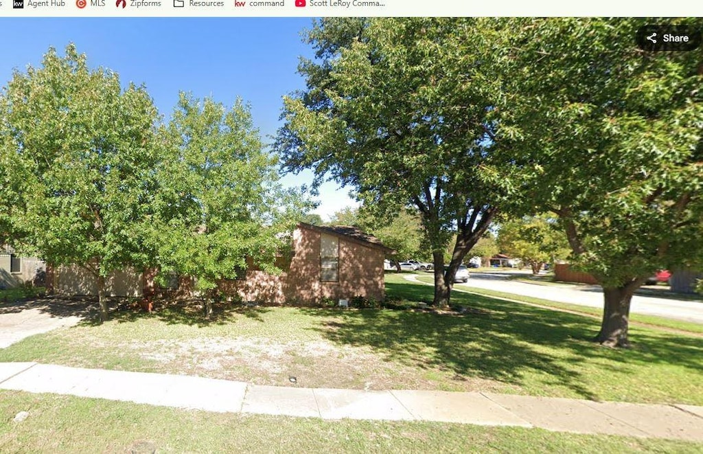 view of yard