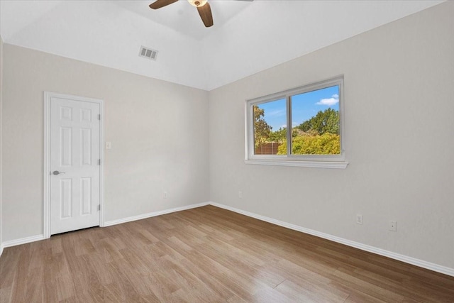 188 Jordan Ct, Lucas, TX 75002 - unfurnished room featuring wood finished floors, a ceiling fan, and baseboards