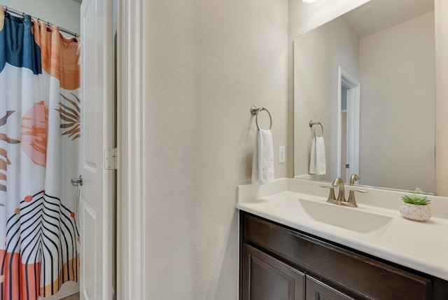 4416 Coney Island Dr, Frisco, TX 75036 - full bathroom featuring vanity and a shower with shower curtain