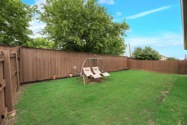 4416 Coney Island Dr, Frisco, TX 75036 - view of yard featuring a fenced backyard