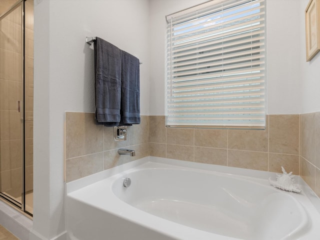 1509 Horizon Way, Northlake, TX 76247 - bathroom with a stall shower and a bath