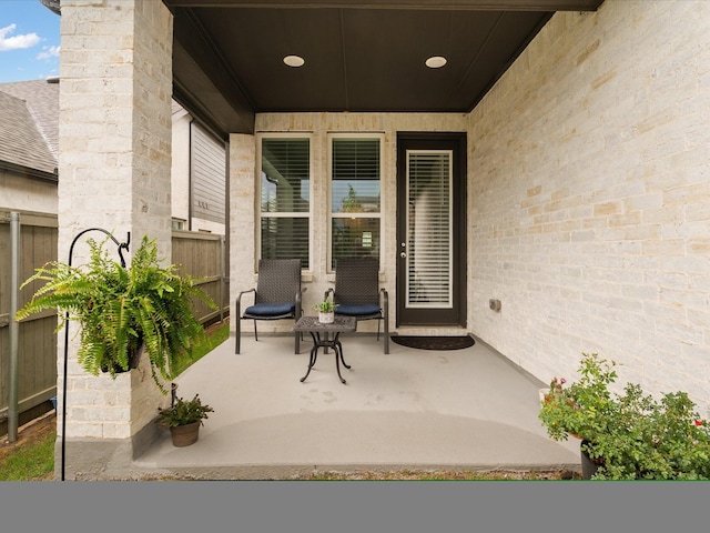 1509 Horizon Way, Northlake, TX 76247 - property entrance featuring a patio area and fence