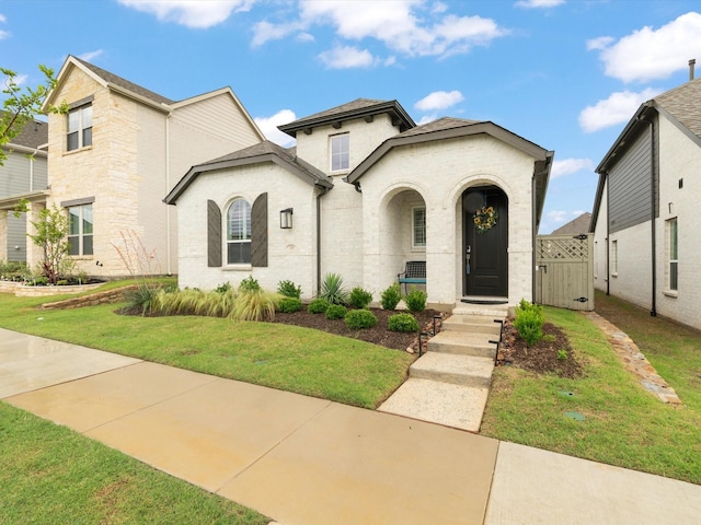 1509 Horizon Way, Northlake, TX 76247 - mediterranean / spanish house with a gate and a front lawn