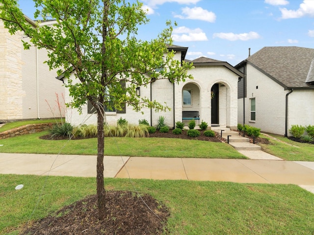 1509 Horizon Way, Northlake, TX 76247 - view of front of home featuring brick siding, a shingled roof, and a front lawn