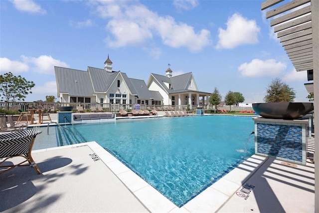 1509 Horizon Way, Northlake, TX 76247 - community pool with a patio area and fence