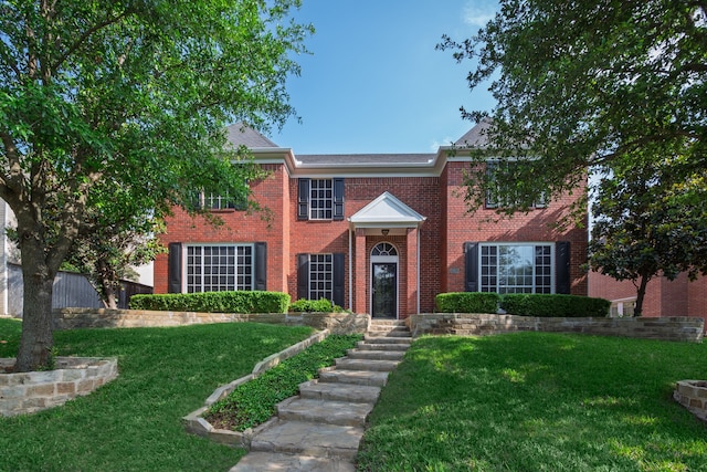5125 Golden Ln, Fort Worth, TX 76123 - view of front facade featuring a front yard and brick siding