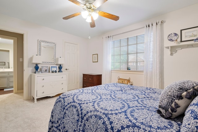 5125 Golden Ln, Fort Worth, TX 76123 - carpeted bedroom featuring a ceiling fan
