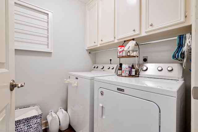 5125 Golden Ln, Fort Worth, TX 76123 - laundry area with washer and dryer and cabinet space