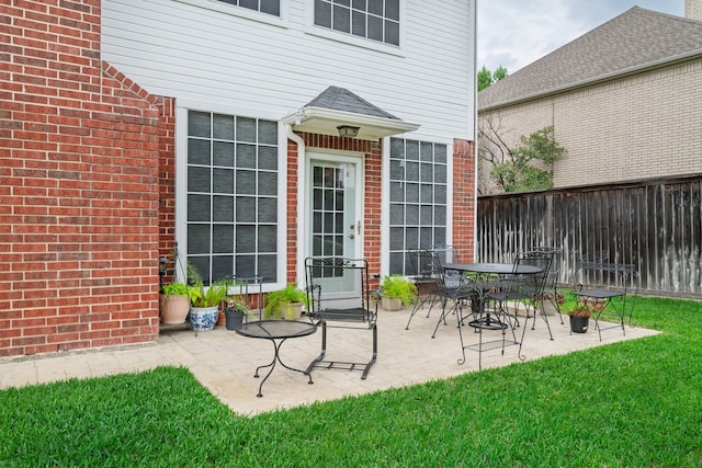 5125 Golden Ln, Fort Worth, TX 76123 - view of patio / terrace featuring fence